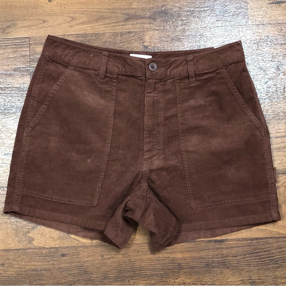 Brixton Brown Corduroy Women's Cargo Shorts